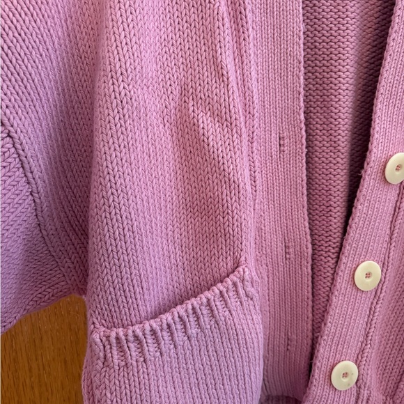 Babaa Pink Cardigan Sweater - Picture 2 of 7